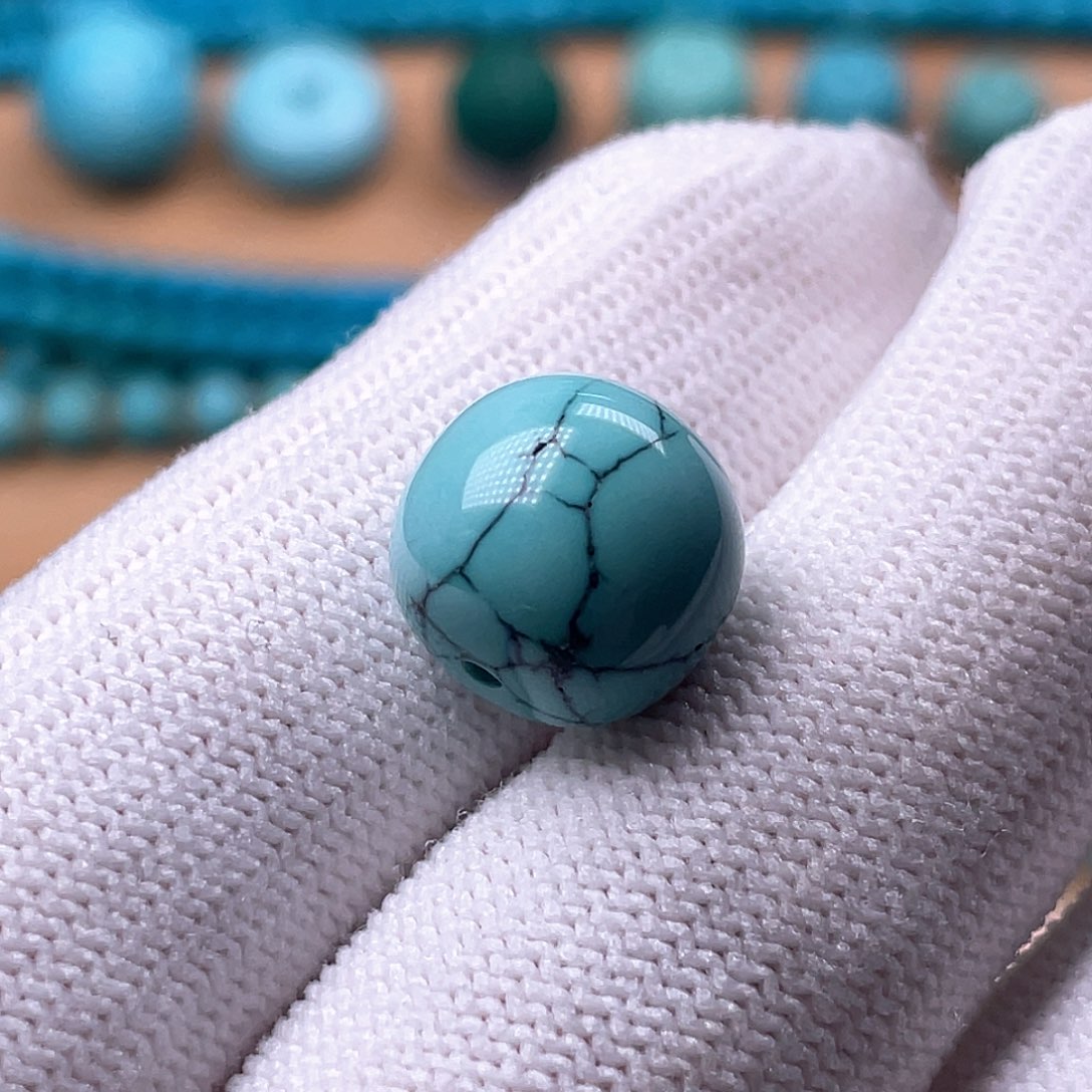 未镶嵌绿松石珠宝半成品