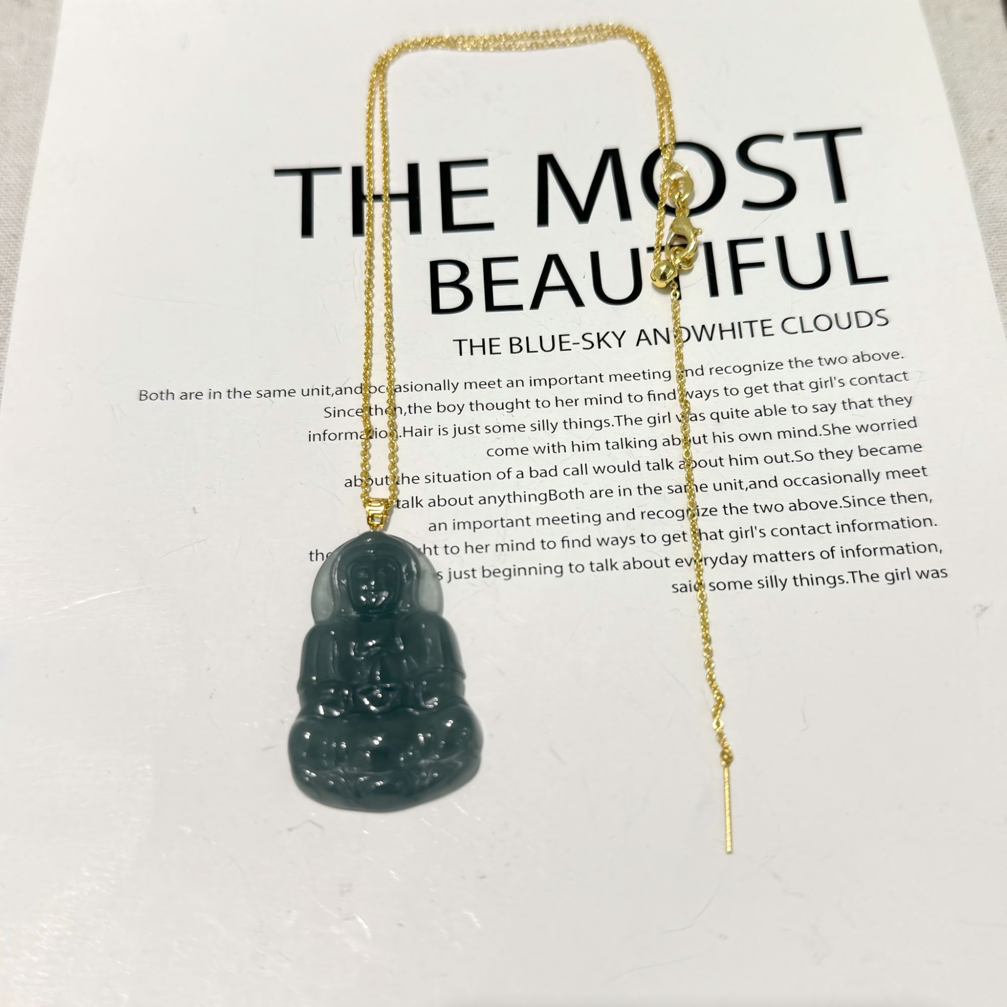 【仁汇优品C】18k金观音吊坠-BY061914014