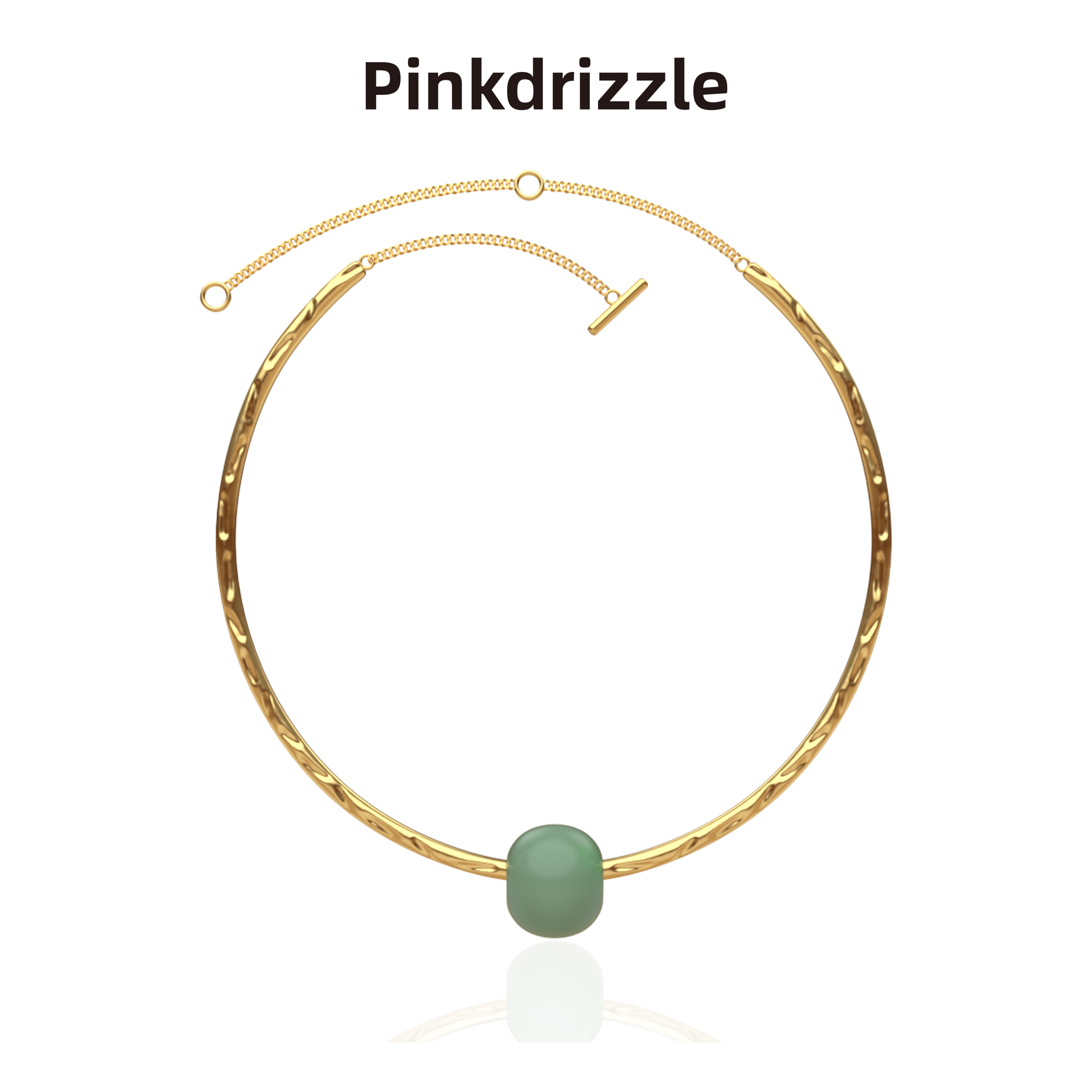 Pinkdrizzle 铜合金项链 午梦千山环佩叮当项圈中式气质