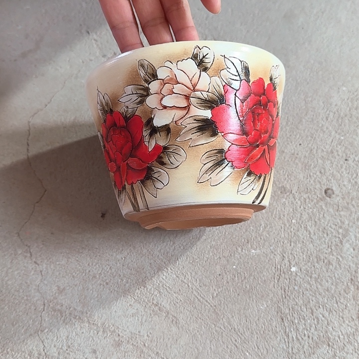 t***然紫砂花盆默认瑕疵