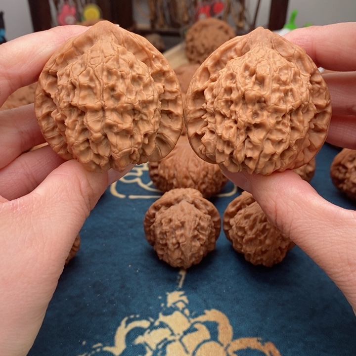 文玩核桃把件官帽48