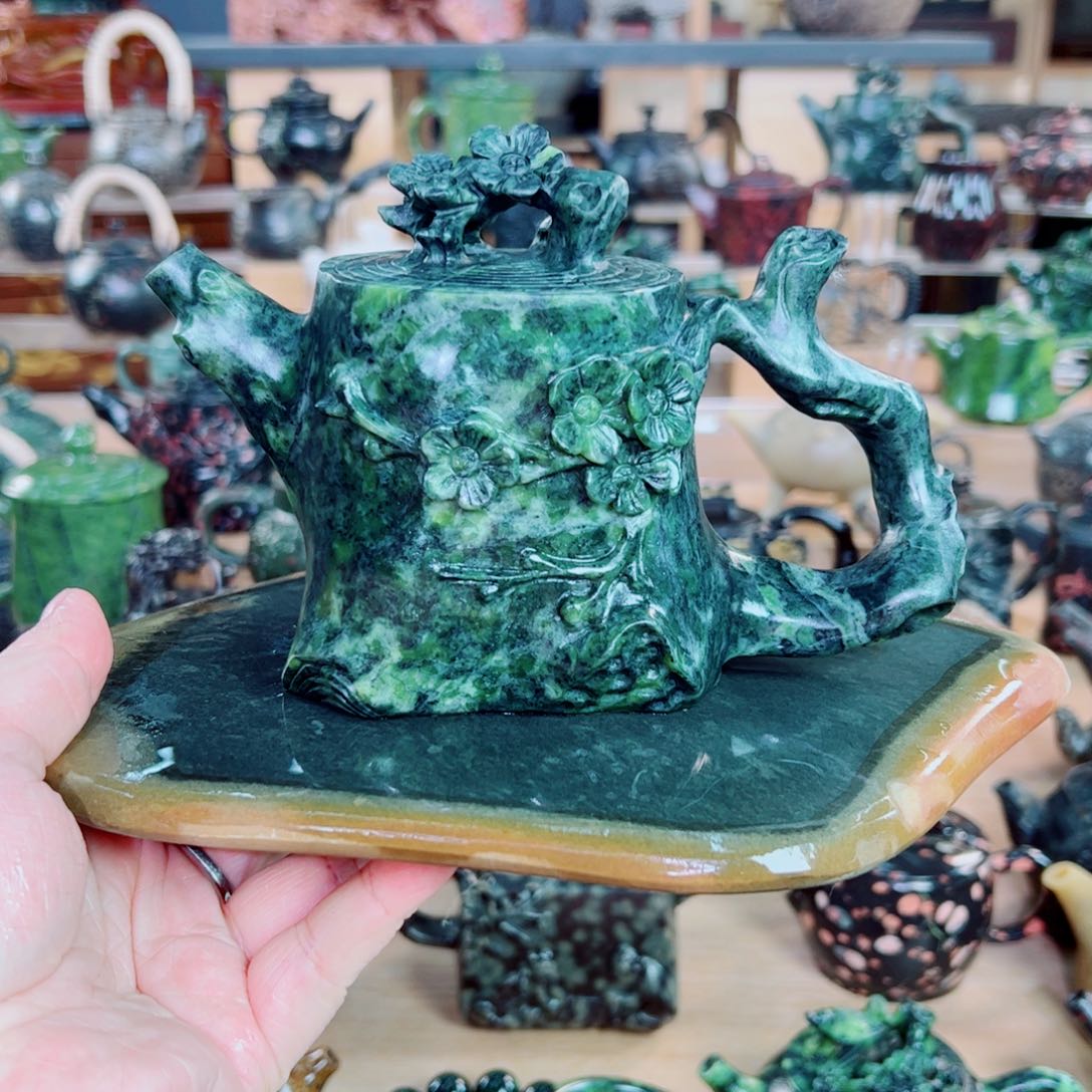 茶空间系列天然石材@*双