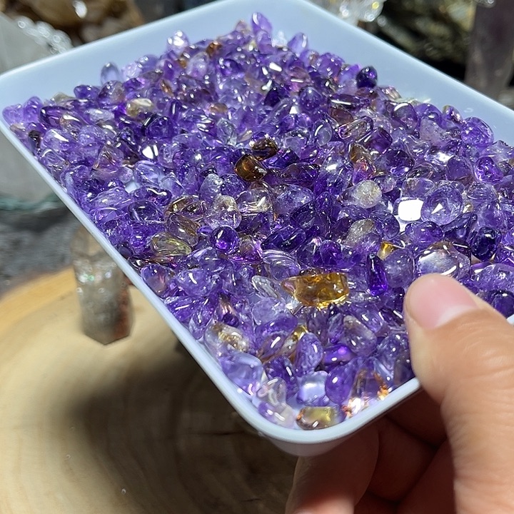 水晶未镶嵌珠宝半成品默认微瑕300克