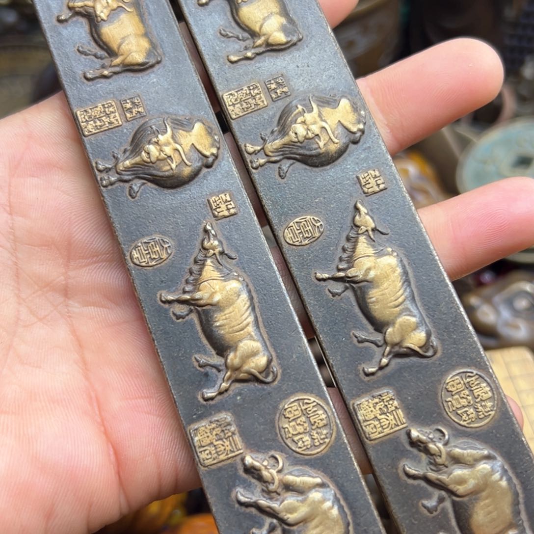 铜摆件欢迎欢迎你