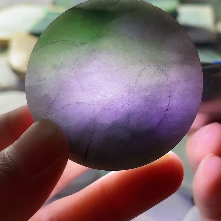 翡翠挂件未镶嵌毛料11