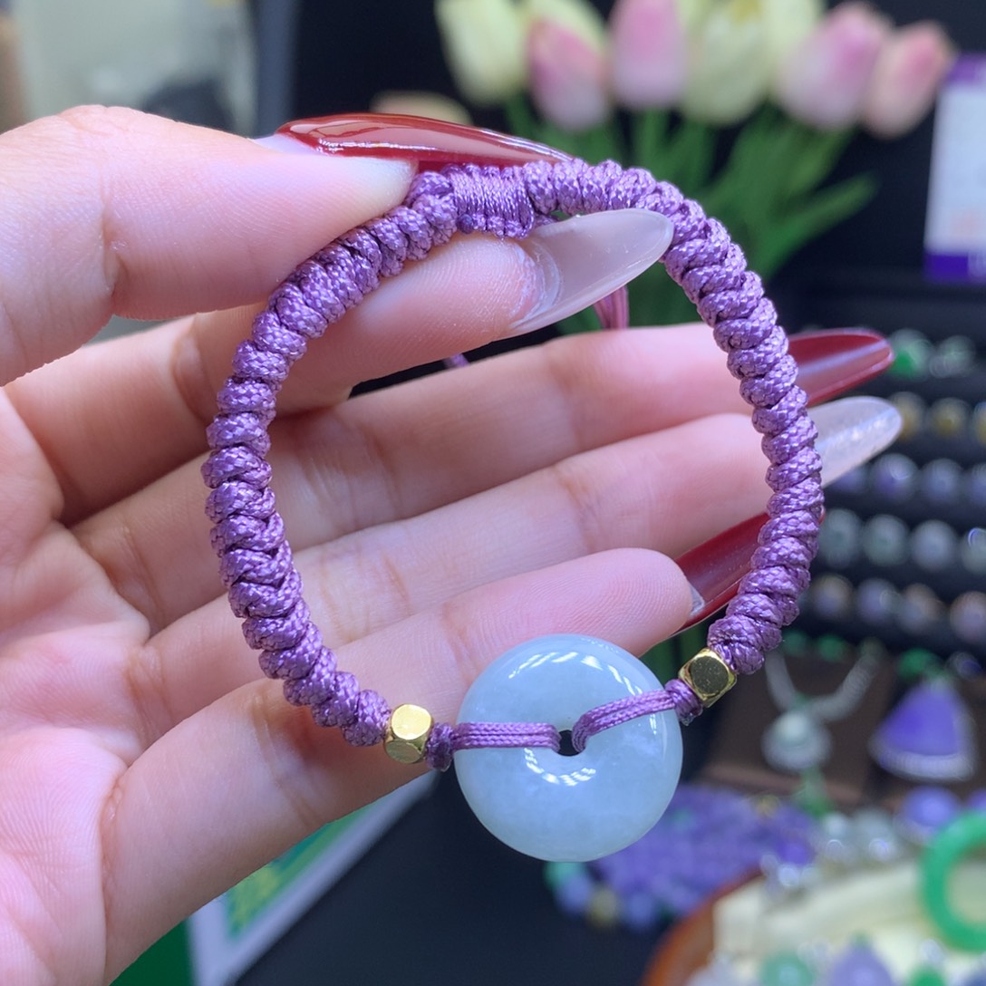 翡翠颈饰未镶嵌天然