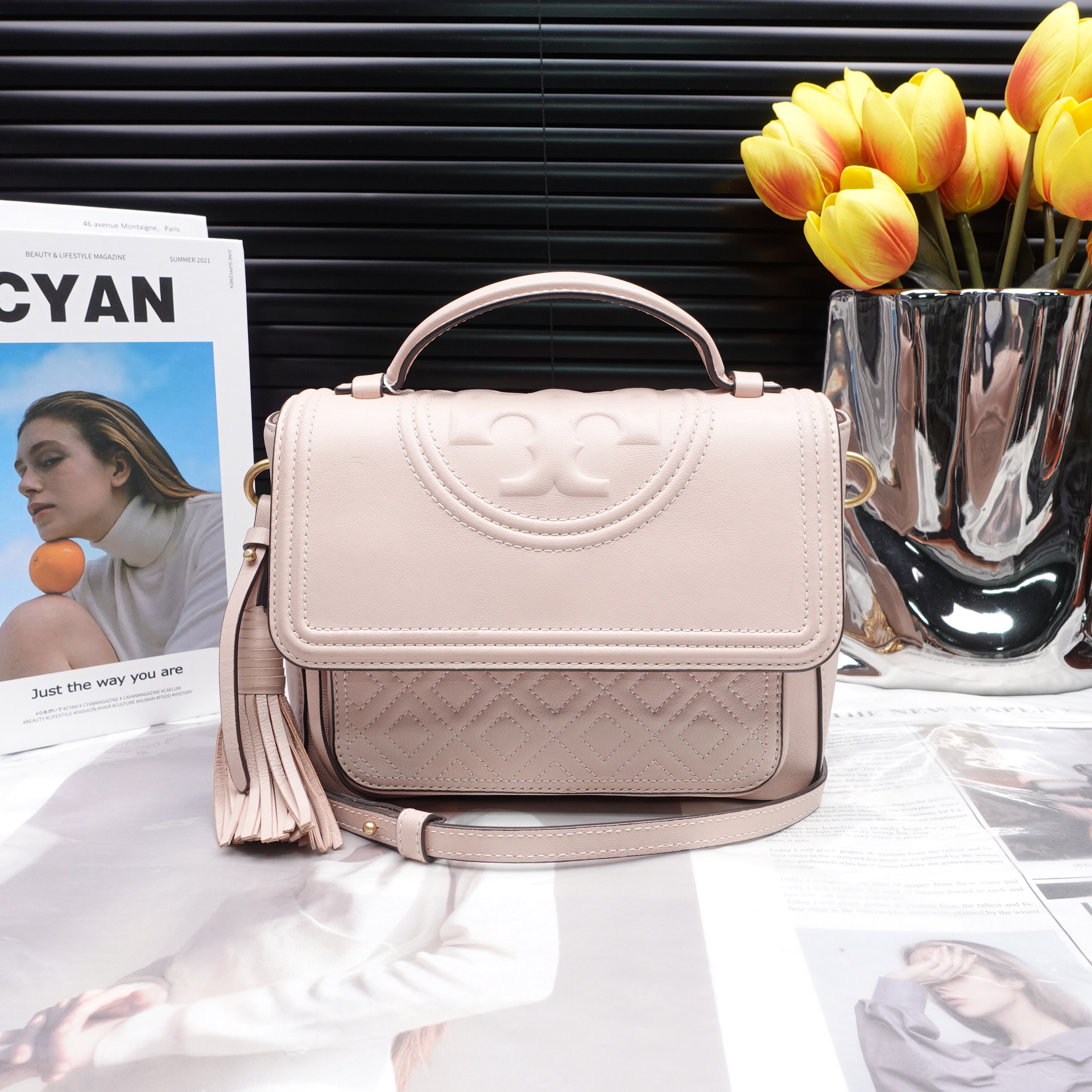 95新 TORY BURCH/汤丽柏琦 单肩包/T_ZY0000  T10219146