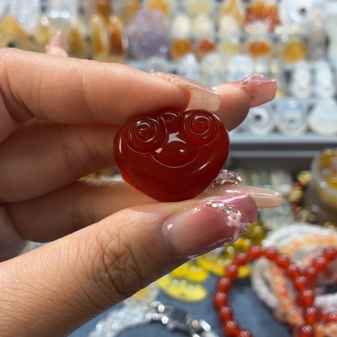 玛瑙/玉髓未镶嵌吊坠(不含链)