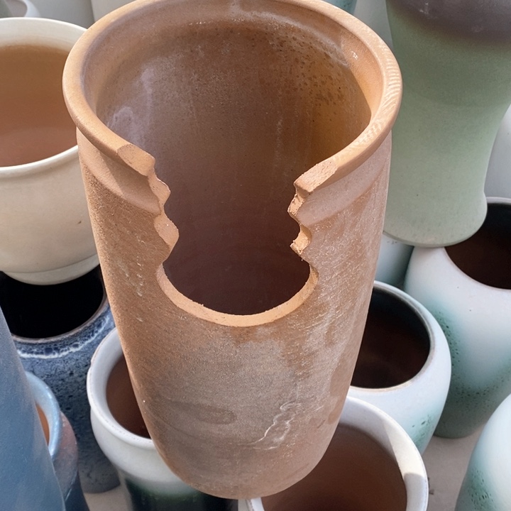 紫砂花盆0116瑕——8瑕