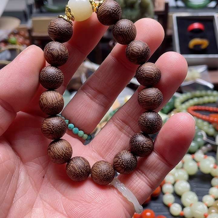 和田玉手串未镶嵌