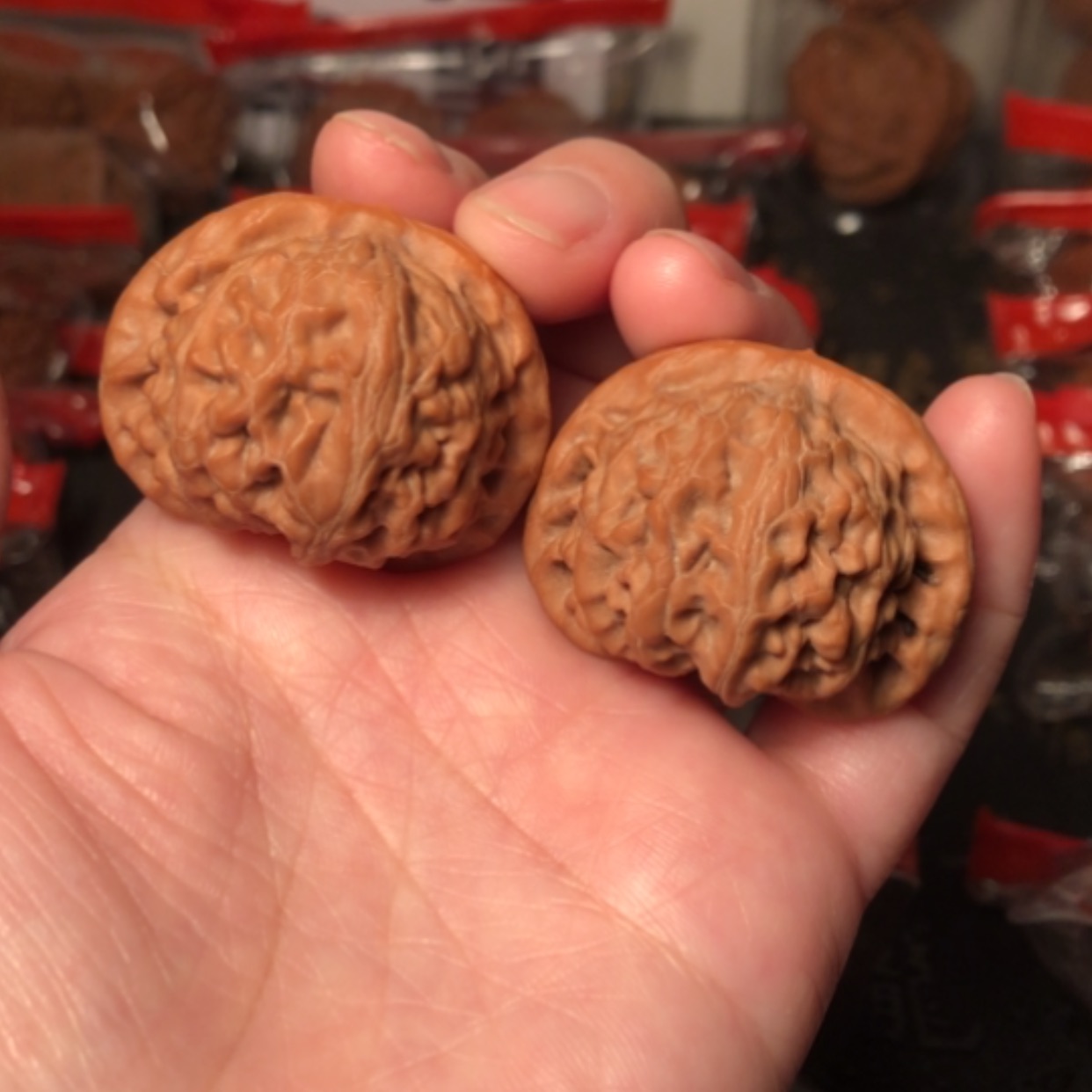 【闪购商品】文玩核桃把件宫灯40