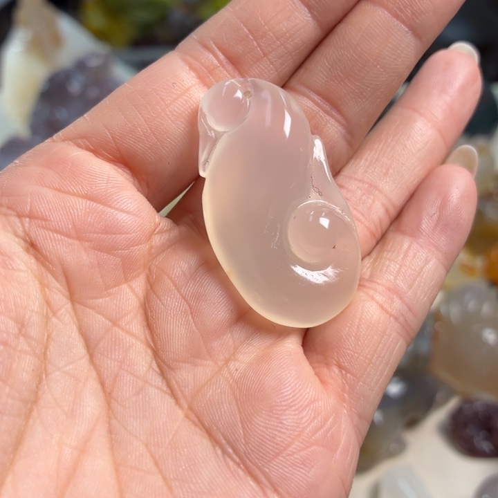 玛瑙/玉髓未镶嵌吊坠(不含链)