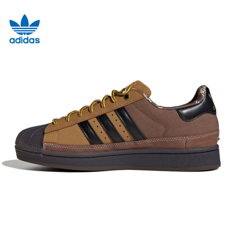 adidas阿迪达斯【环*】三叶草男女鞋SUPERSTAR运动休闲鞋JR6990