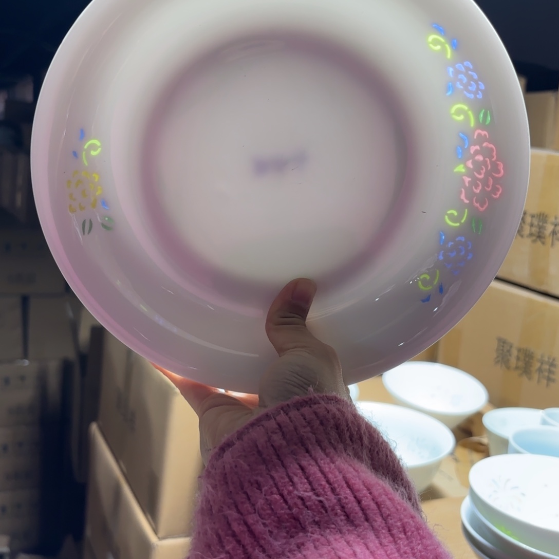 碗瓷景德镇陶瓷两只微瑕