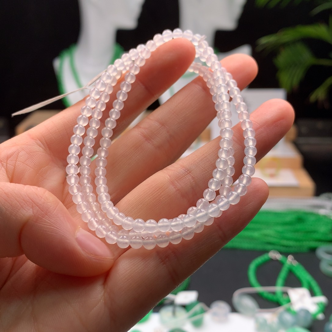 翡翠颈饰未镶嵌洗****营天然缅甸A货翡翠