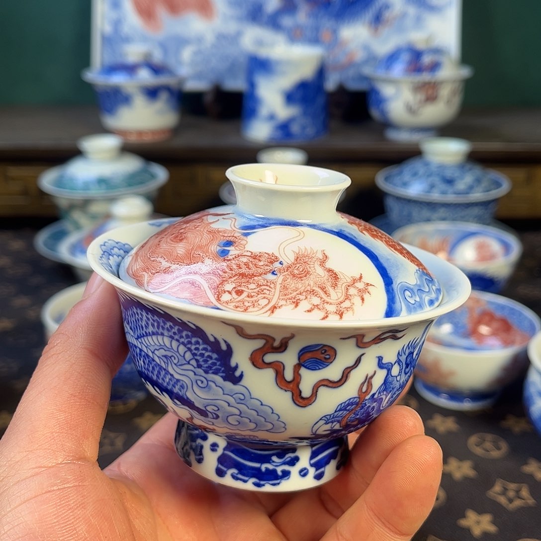 瓷片自成堂景德镇手工手绘