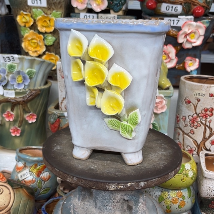 紫砂花盆粗陶材质多肉花盆