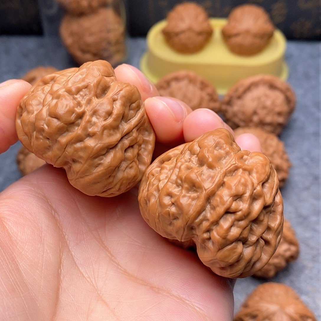 文玩核桃把件蛤蟆42尺