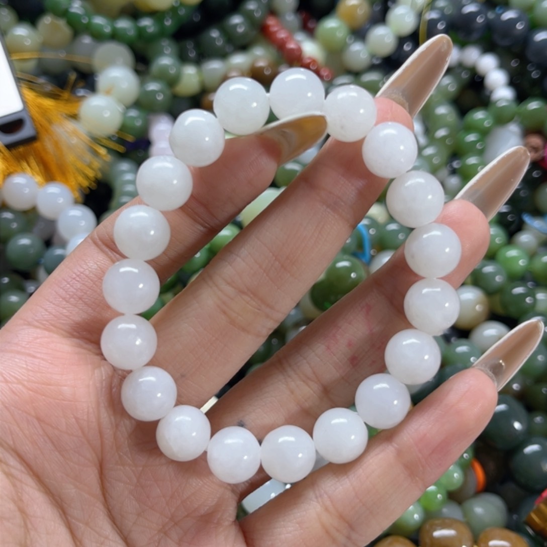 和田玉手链未镶嵌