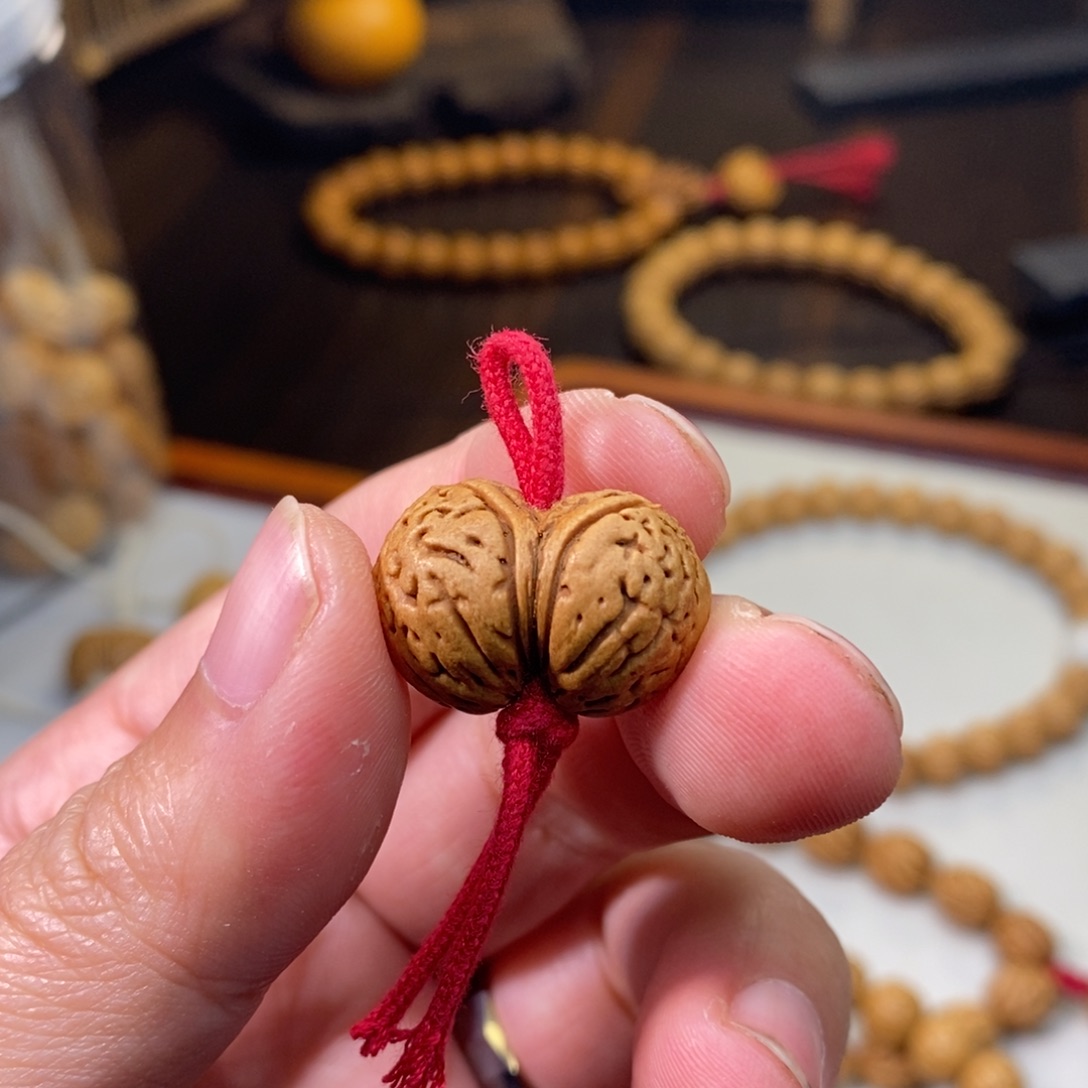 石***头桃核吊坠桃核异形单籽