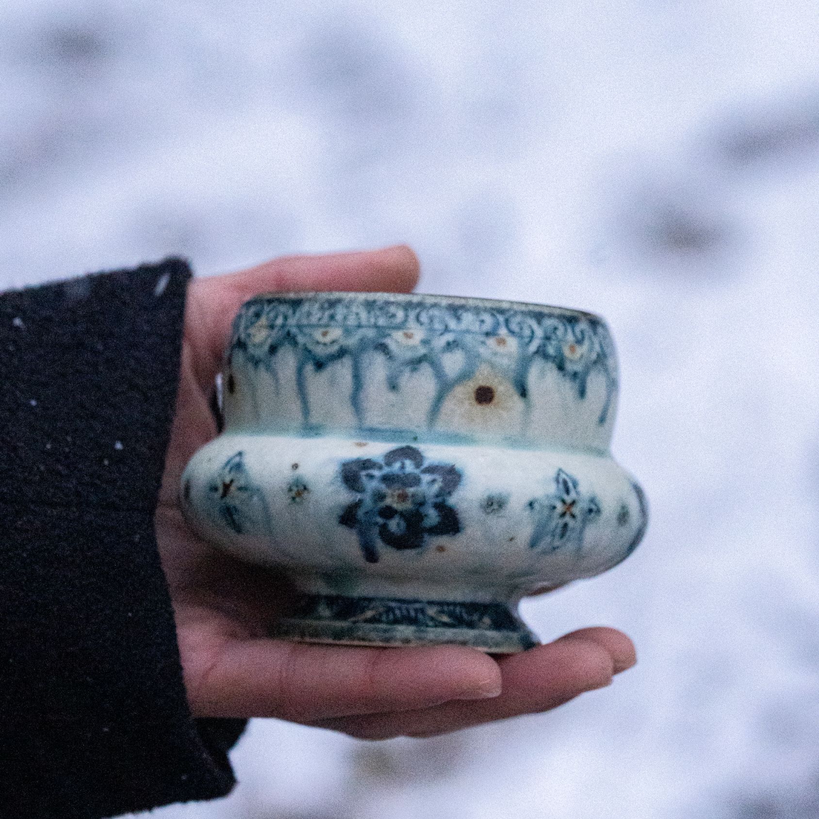 诗瓷集咖啡杯系列 如意莲花纹 ‖ 小泳圈