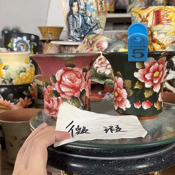 景德镇手绘花盆最高性价比厂家