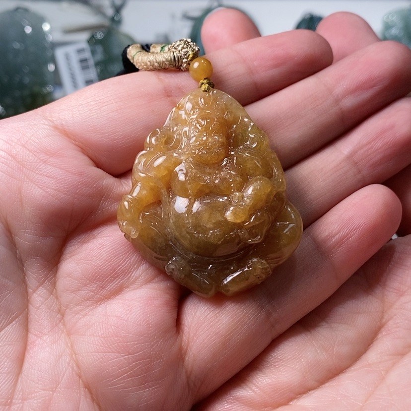 【闪购商品】翡翠颈饰未镶嵌爱****赢。