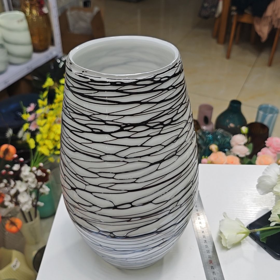 高35口12琉璃造型花瓶