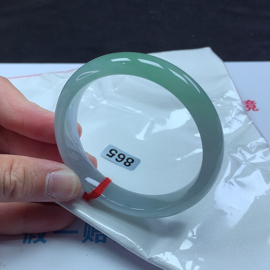 翡翠手镯未镶嵌58正圈