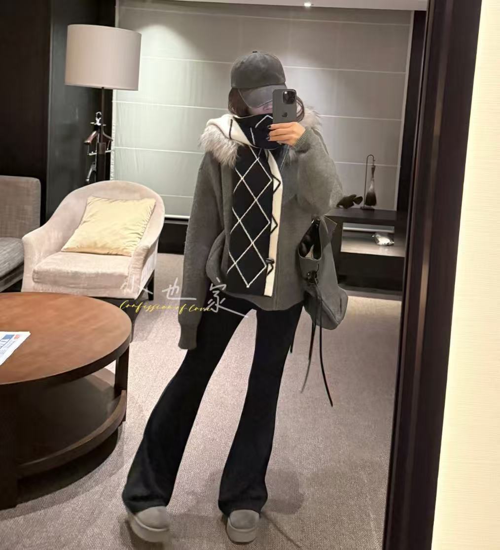 小也  加绒过冬！最新人鱼裤  加绒小黑裤  喇叭裤