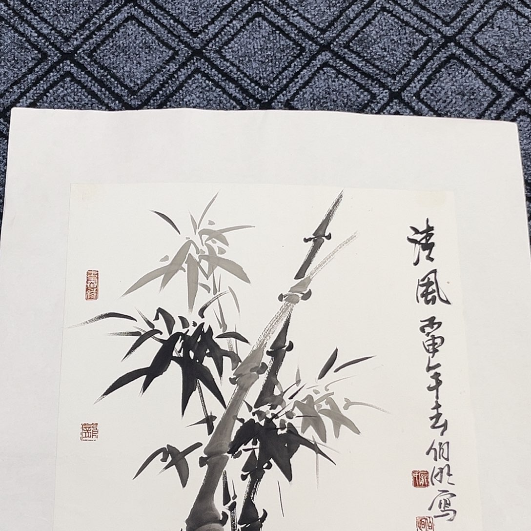 国画庞伯明老师三尺斗方冯