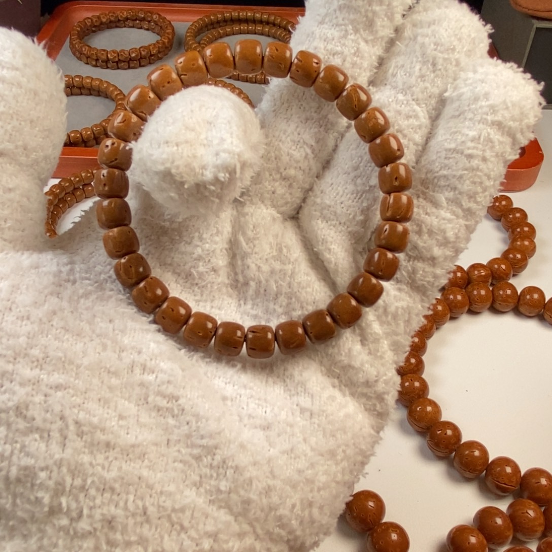 歪***~手串桃核0.8000000000000