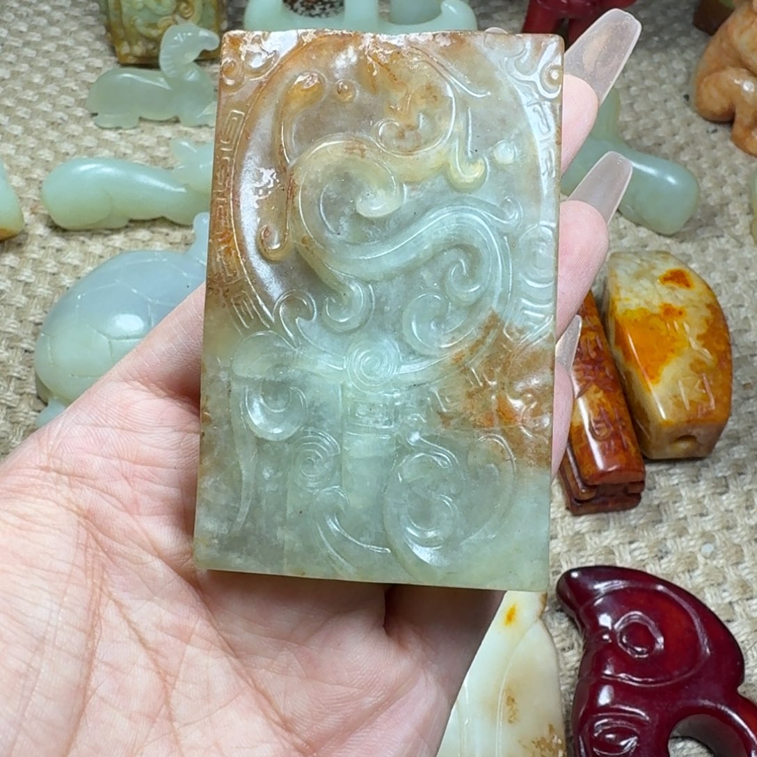 白玉菩提吊坠挂件