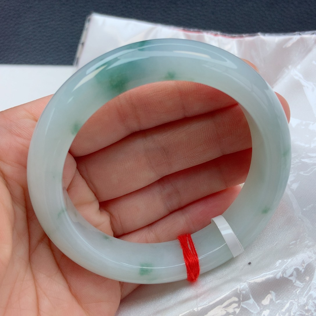 未镶嵌手镯翡翠55圈