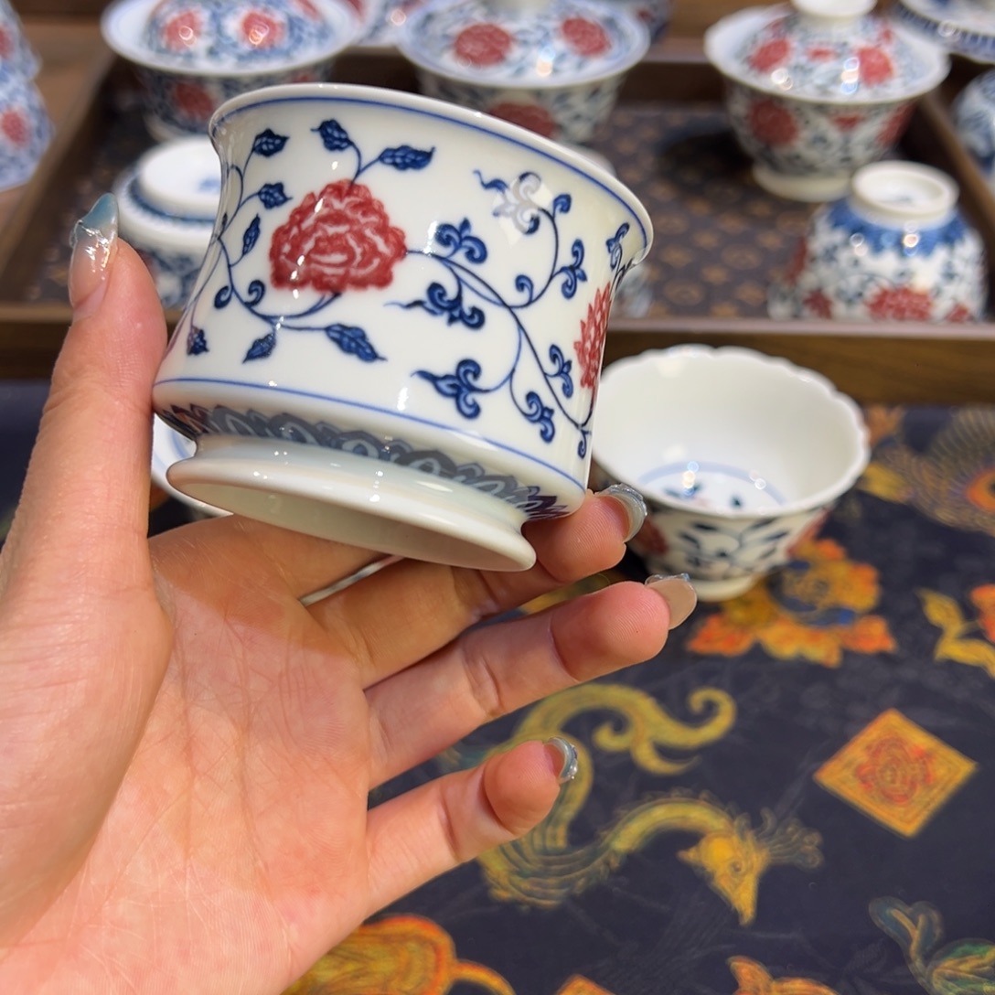 陶景德镇茶器百宝箱陶瓷