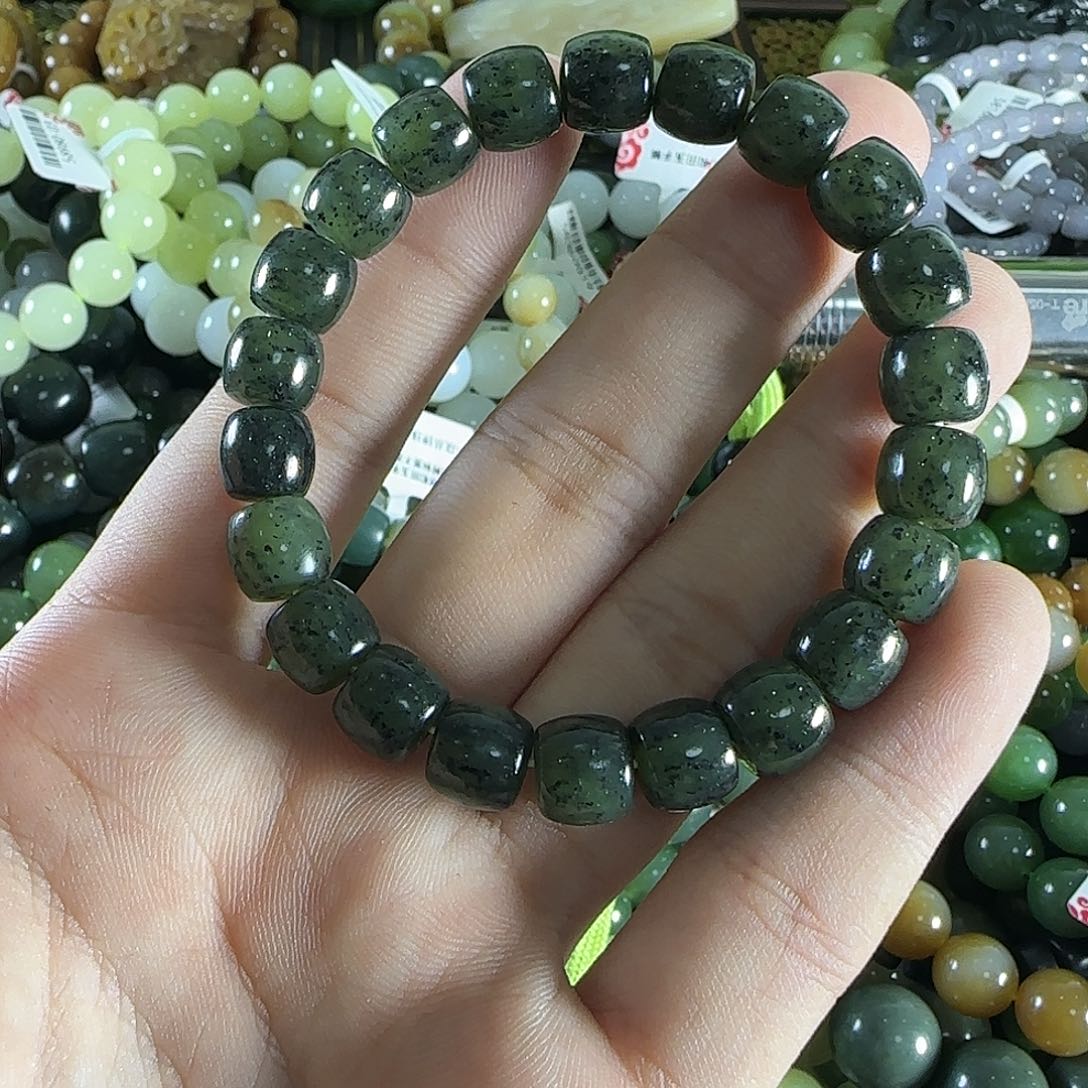 和田玉手链未镶嵌13