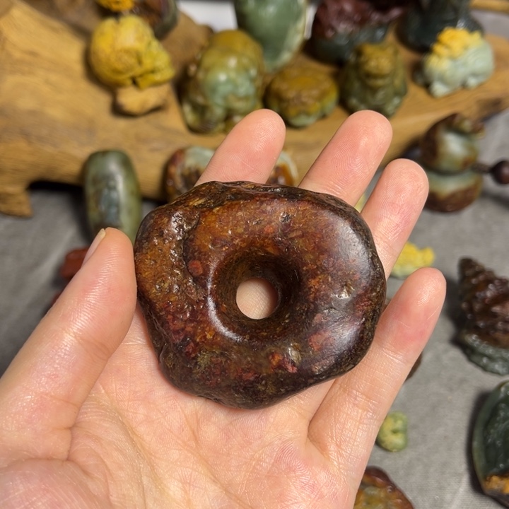 岫岩河磨玉（透闪石质玉）未镶嵌挂件