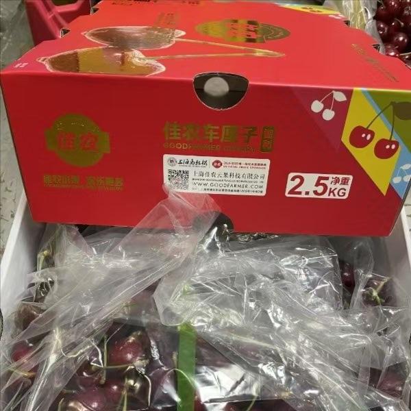 进口海运 佳农 JJ级车厘子 约500g（未附果径卡）桑提娜智利