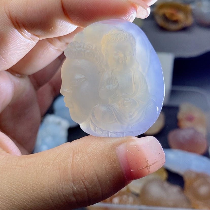 【闪购商品】未镶嵌吊坠定制玛瑙