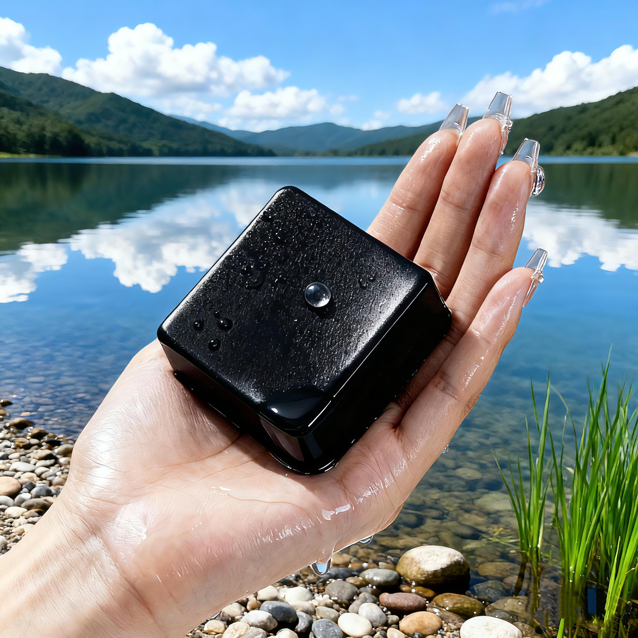 乌斯曼草五黑手工洗发皂手工皂