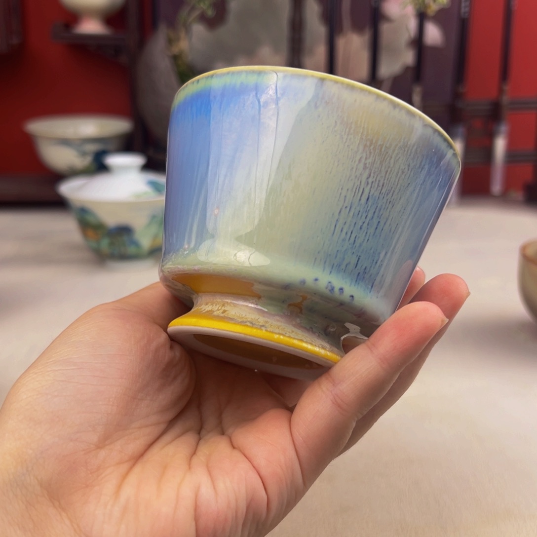 杯子纯手工柴烧主人杯