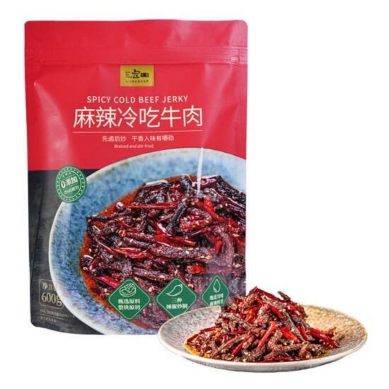 寇大香 麻辣冷吃牛肉 600g(150gX4)