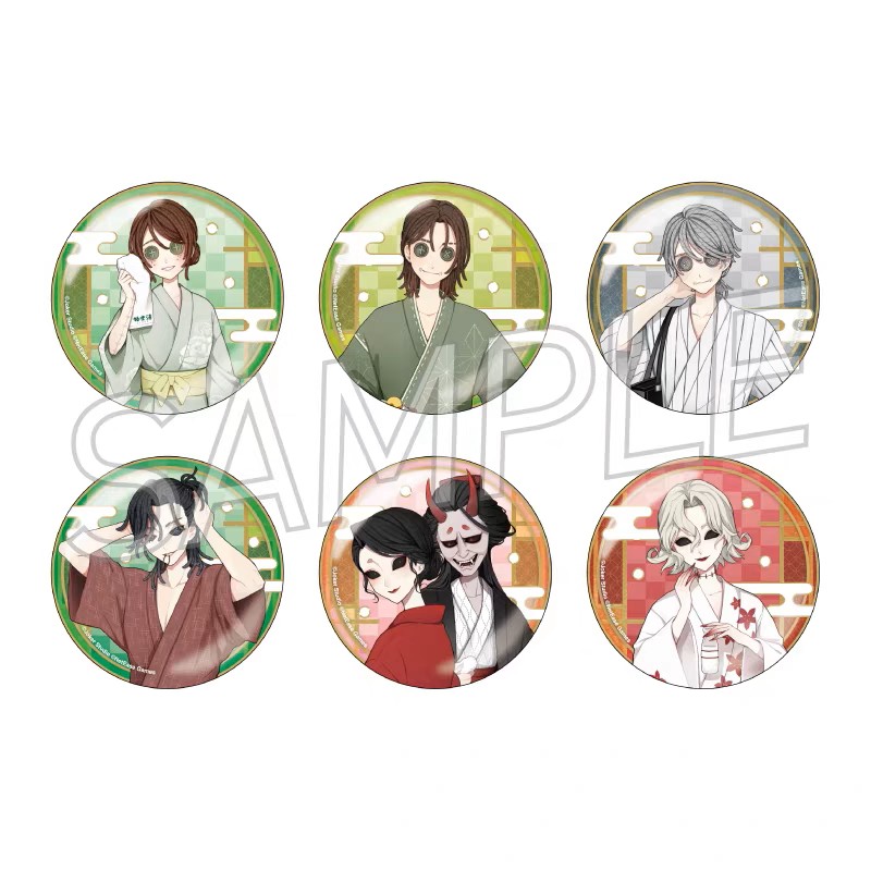 【第五人格极乐汤联动】GK STORE第五人格极乐汤联动吧唧徽章毛巾