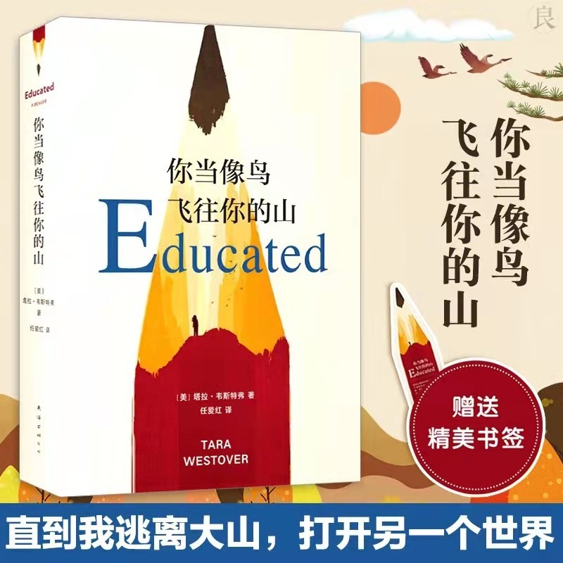 你当像鸟飞往你的山 中文版 现当代文学自传体励志小说书籍畅销书