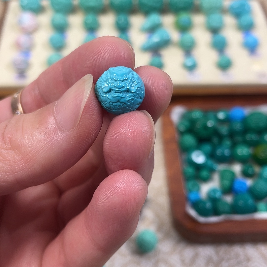 手工雕刻配饰配珠尺寸12