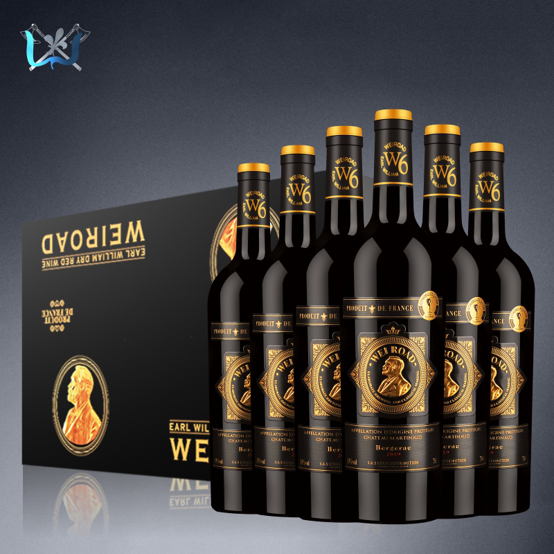 【席姐的酒】威途威廉伯爵干红葡萄酒15度750ML*6瓶