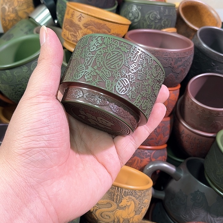 茶杯紫砂全手工紫砂主人杯