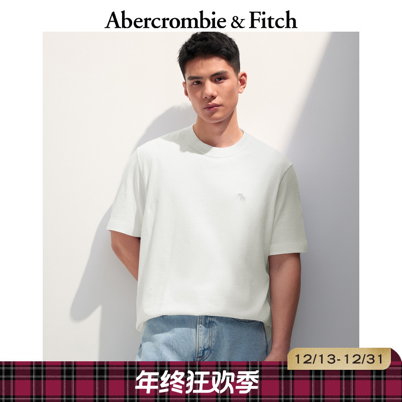 【基础多色T】AF经典小麋鹿图案百搭短袖T恤25夏季男装124-9235