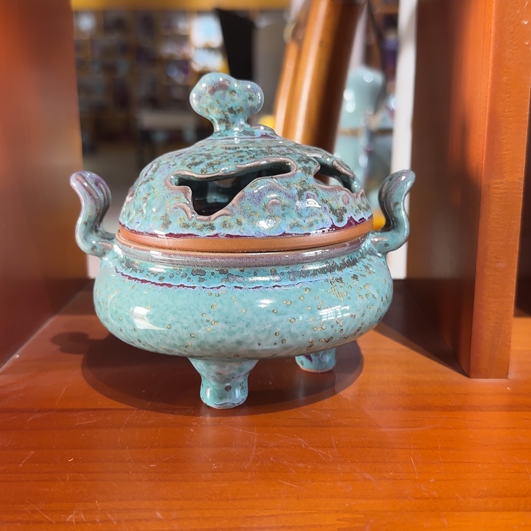 陶摆件郑家钧窑摆件