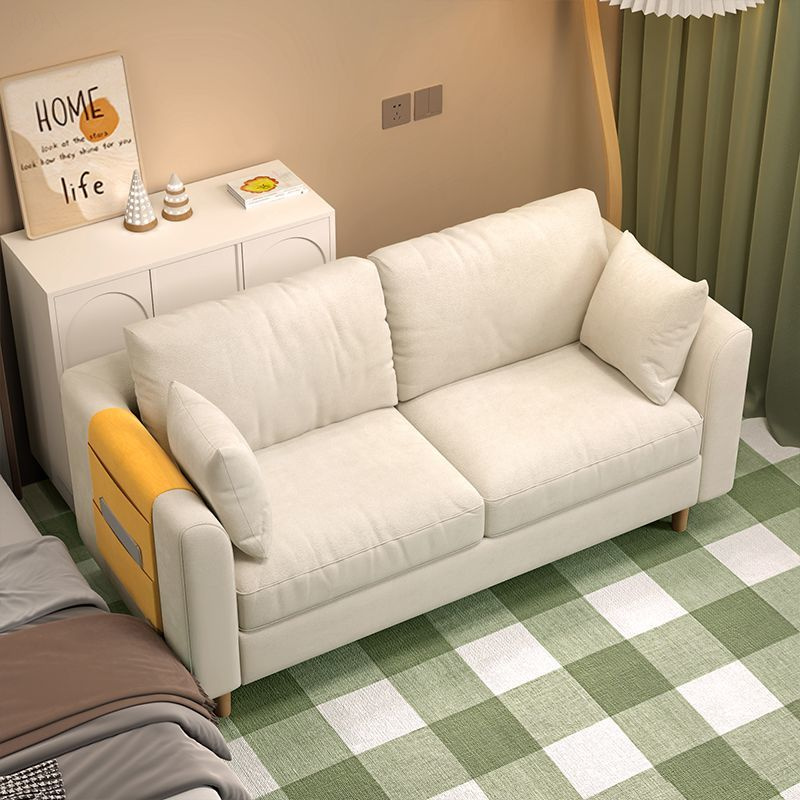 沙发小户型公寓出租房屋双三人皮质沙发服装店家用客厅简约小沙发